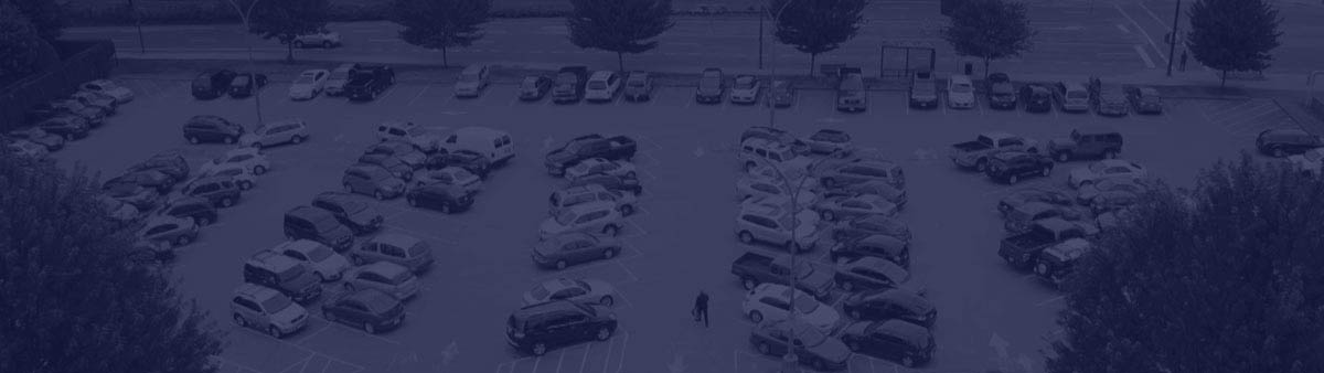 Parking lot Blue Background